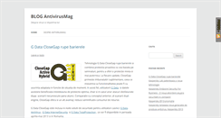 Desktop Screenshot of blog.antivirusmag.ro